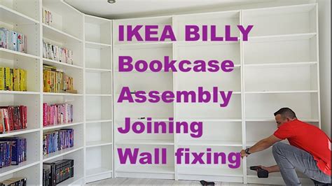 Joining Billy Bookcases Together Bookshelf Style