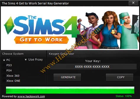 The Sims 4 Get To Work Serial Key Download Updated