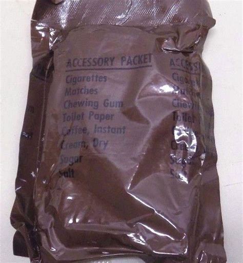 Original Us Army Vietnam War Mci C Ration Accessory Packet Sealed