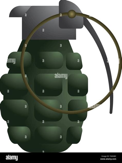 Grenade Icon Cartoon Isolated Vector Illustration Graphic Design Stock