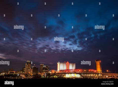 Shreveport Skyline From The Louisiana Boardwalk Shopping Center