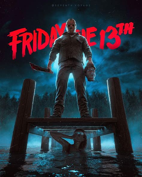 Friday The 13th 1980 1080 1350 By Seventh Voyage Scarie Movie Movie Art Horror Movie