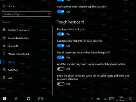 Automatically Show Touch Keyboard In Windows 10