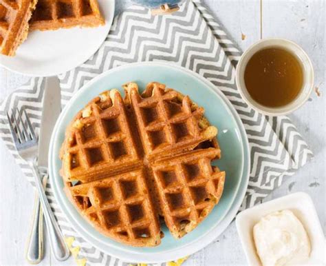 Cornmeal Honey Waffles With Whipped Honey Butter Recipe Dairy Free