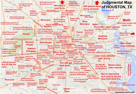 Judgmental Map Of Houston Rhouston