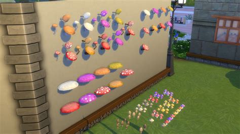 Enchanting Mushroom Set For Sims 4