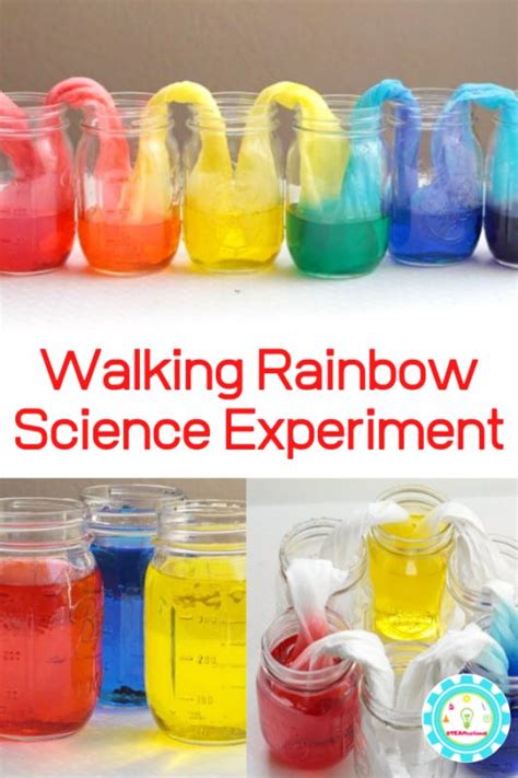 2 Ingredient Walking Rainbow Experiment That Works Like Magic Cool