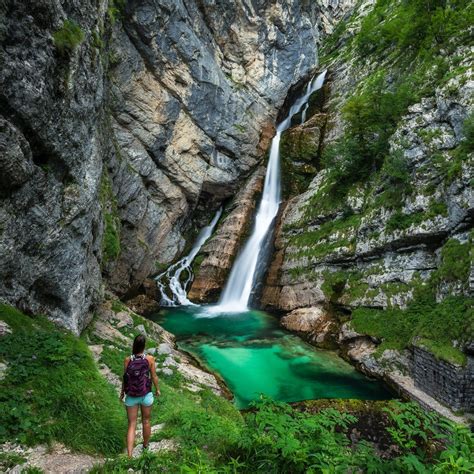 Discover Slovenia — Waterfall Savica Slovenia One Of The Highest