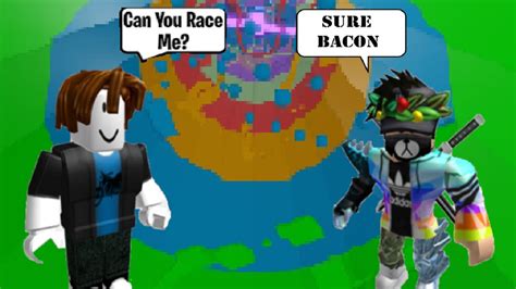 Racing Random People As A Bacon Hair In Tower Of Hell Youtube