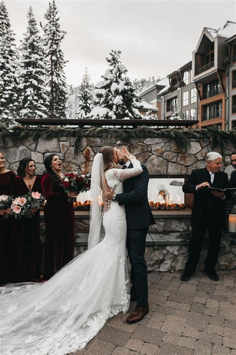Winter Wedding At Lake Tahoe Lake Tahoe Wedding