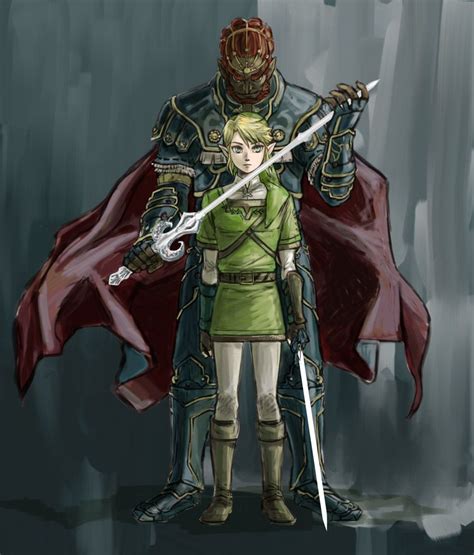 Link And Ganon The Legend Of Zelda Video Game Art Video Games Gerudo
