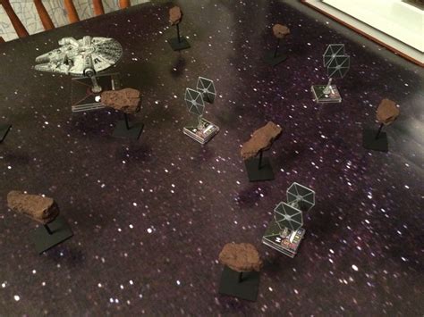 Custom Asteroids That I Made For The Star Wars X Wing Table Top Game