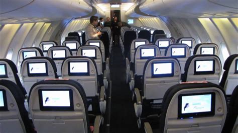 Air France Boeing 747 400 Business Class Seats Business Walls