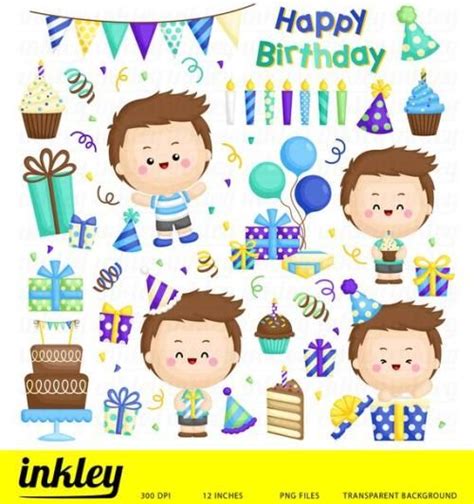 Buy Now Cute Birthday Clipart Birthday Boy Clip Art Boy Png
