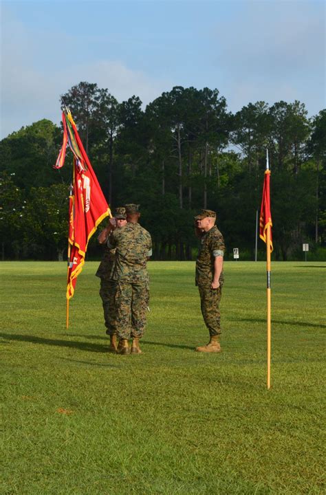 Marine Corps Logistics Command Holds Change Of Command Ceremony
