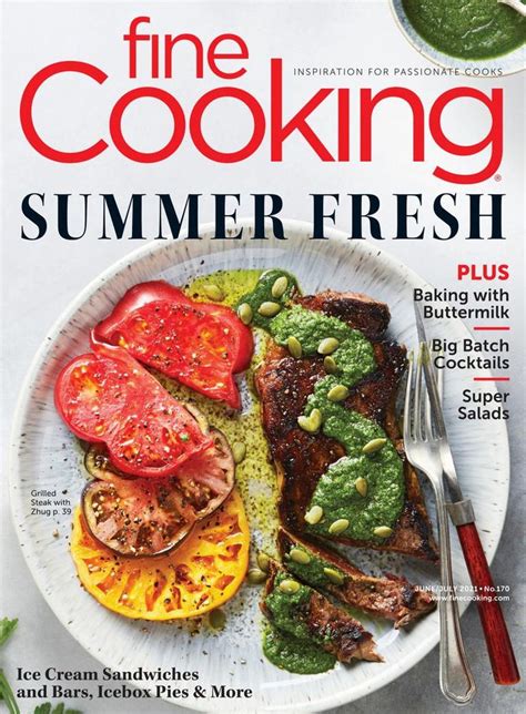 Fine Cooking Magazine Subscription In 2021 Cooking Fine Cooking