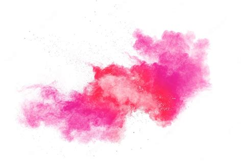 Premium Photo Pink Dust Splatter On Backgroundpink Powder Explosion