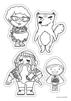 red riding hood worksheets  activities  lavinia pop tpt