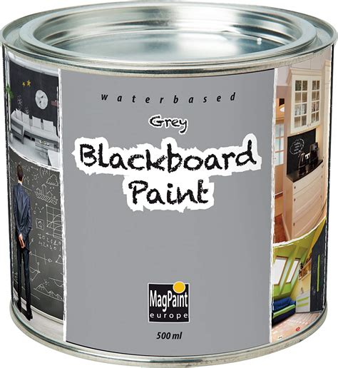 Magpaint® Blackboard Paint 05 Litre 5sqm Coverage Grey Pack Of 1