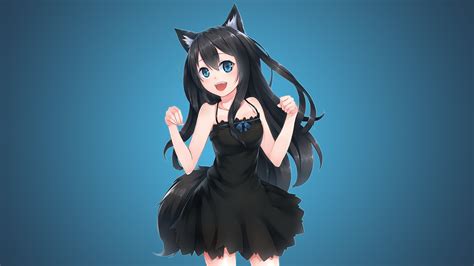 2884837 Anime Anime Girls Cat Girl Animal Ears Nekomimi Dress