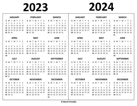 2024 And 2024 Calendar Printable Nz Printable Online