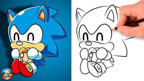 Drawing Baby Sonic How To Draw Baby Sonic Easy Drawings To Draw