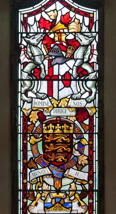 Coat Of Arms Of Henry Ii Of England Derry Guildhall Illustration
