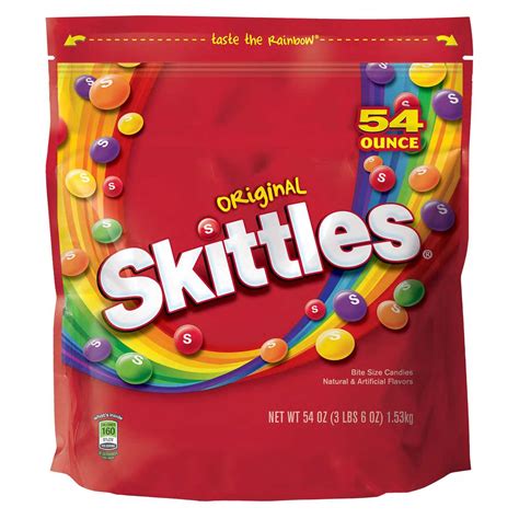 Skittles Original Fruity Candy 54 Ounce Party Size Bag Buy Online In