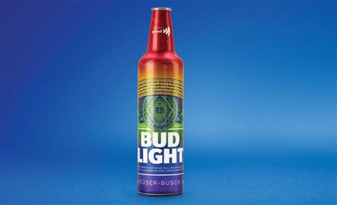 Bud Light Releases Rainbow Aluminum Bottle Bud Light Aluminum Bottle
