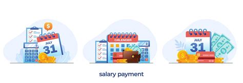Premium Vector Salary Payment Concept Paycheck Accounting Payroll