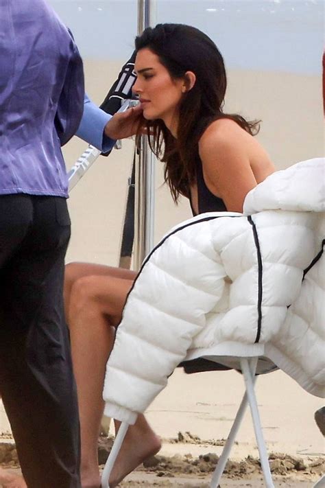 Kendall Jenner Models Her Stunning Figure During A Beach Shoot In Malibu California 030921 40