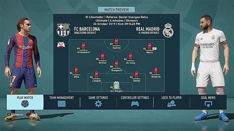 Fifa 21 Fc Barcelona Real Madrid Gameplay Pc Hdr Ultimate Mod Youtube