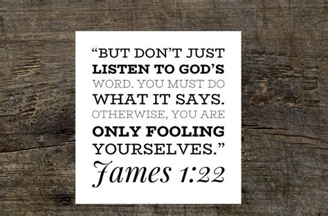 James 122 Doers Of The Word Words Sayings