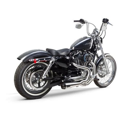 Sportster 1200 2 into 1 auspuff. Two Brothers Comp-S 2-Into-1 Exhaust For Harley Sportster ...