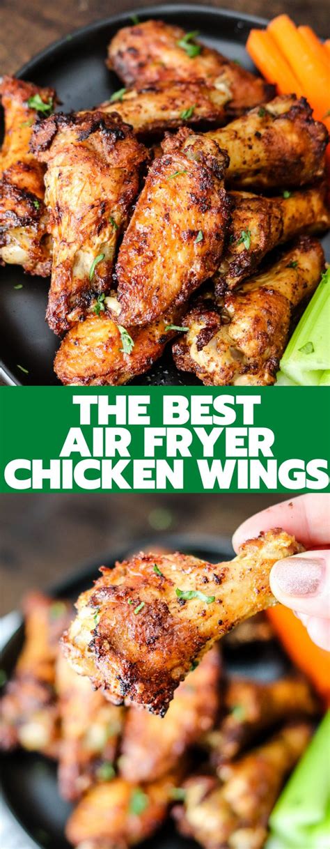 Air Fryer Chicken Wings Are The Best And Crispiest Wings Ever Done In
