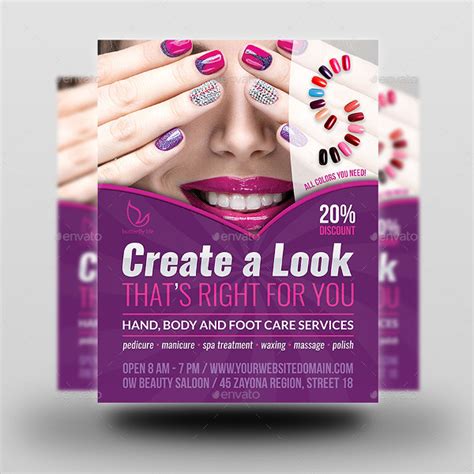 Download Nail Salon Flyer Template - 13+ Free & Premium Download
