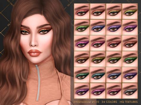 Julhaos Cosmetics Eyeshadow 110 The Sims 4 Catalog