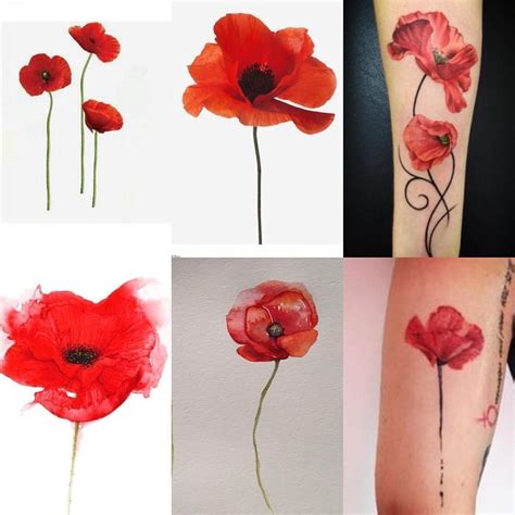 Simple Small Poppy Flower Tattoo Best Tattoo Ideas