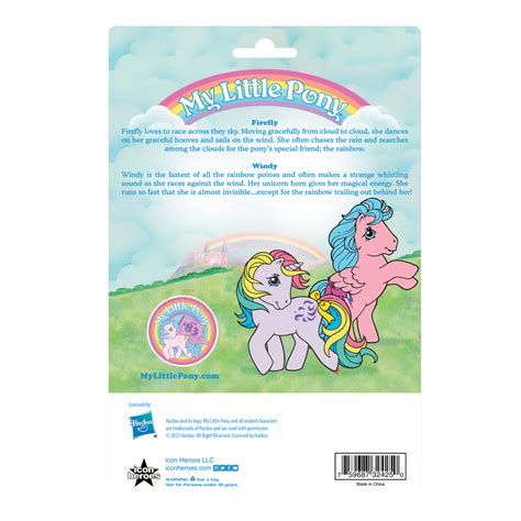 My Little Pony Firefly X Windy Pin Set Icon Heroes