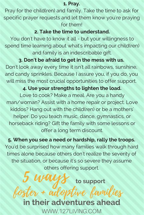 5 Practical Ways You Can Support Foster And Adoptive Families Live