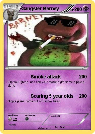 Pokémon Gangster Barney Smoke Attack My Pokemon Card