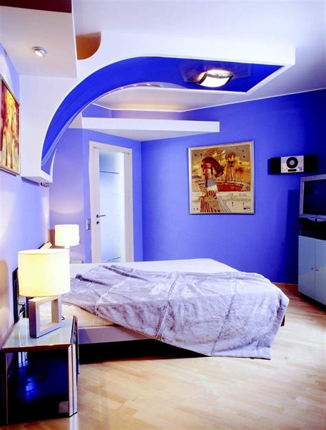 Kids Bedroom Futuristic Design Of Boys Bedroom In Bright Blue And White