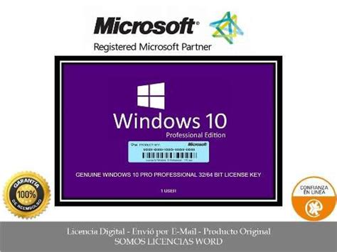 Windows 10 Professional Licencia Original Para 5 Pc En Peru Clasf