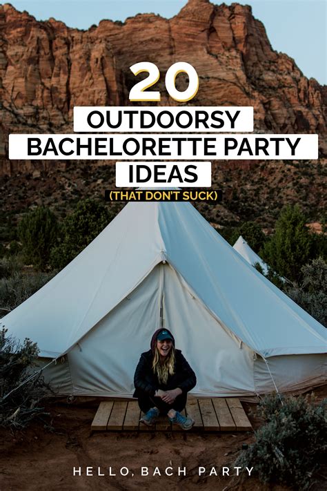 Bachelorette Party Ideas For The Outdoorsy Bride The Complete Adventure Guide Hello Bach Party