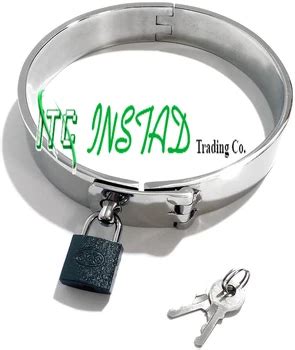 Inch High Quality Stainless Steel Bondage Collar With Front Locking Padlock Buy High Quality