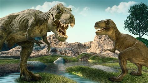 Tyrannosaurus rex (del griego latinizado tyrannus 'tirano' y saurus 'lagarto', y el latín rex, 'rey'), es la única especie conocida del género fósil tyrannosaurus de dinosaurio terópodo tiranosáurido, que vivió a finales del período cretácico, hace aproximadamente entre 68 y 66 millones de años. 6 dinosaurios de la prehistoria que debes conocer