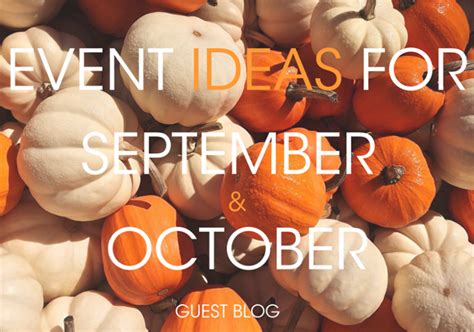 Autumn Event Ideas Ezfacility