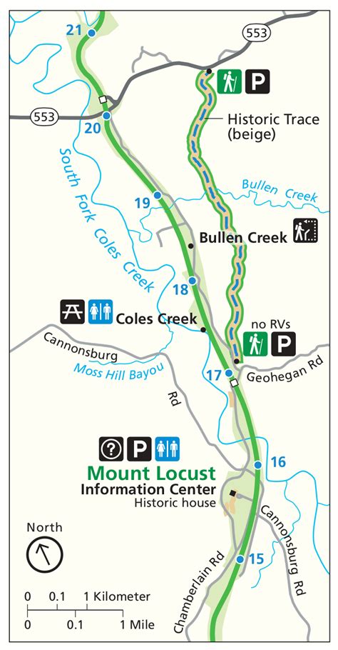 Natchez Trace | NPMaps.com - just free maps, period.