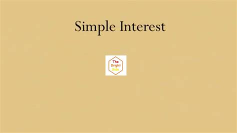 How To Solve Simple Interest Problems Youtube