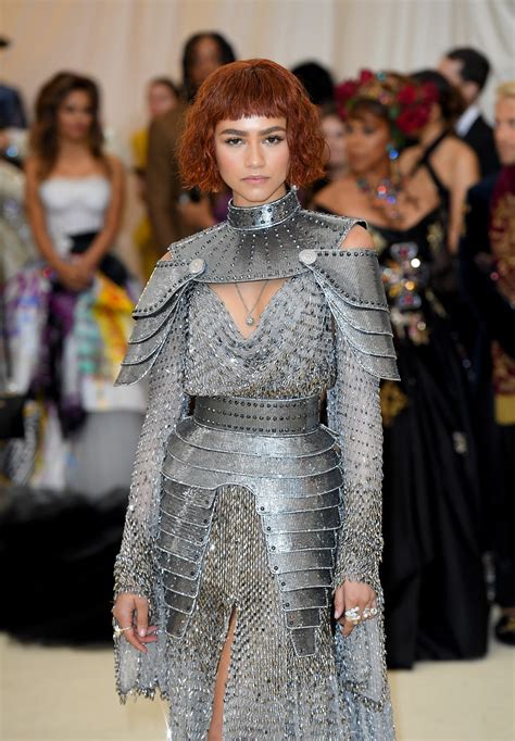 Zendaya Attends The Heavenly Bodies Fashion And The Catholic Imagination